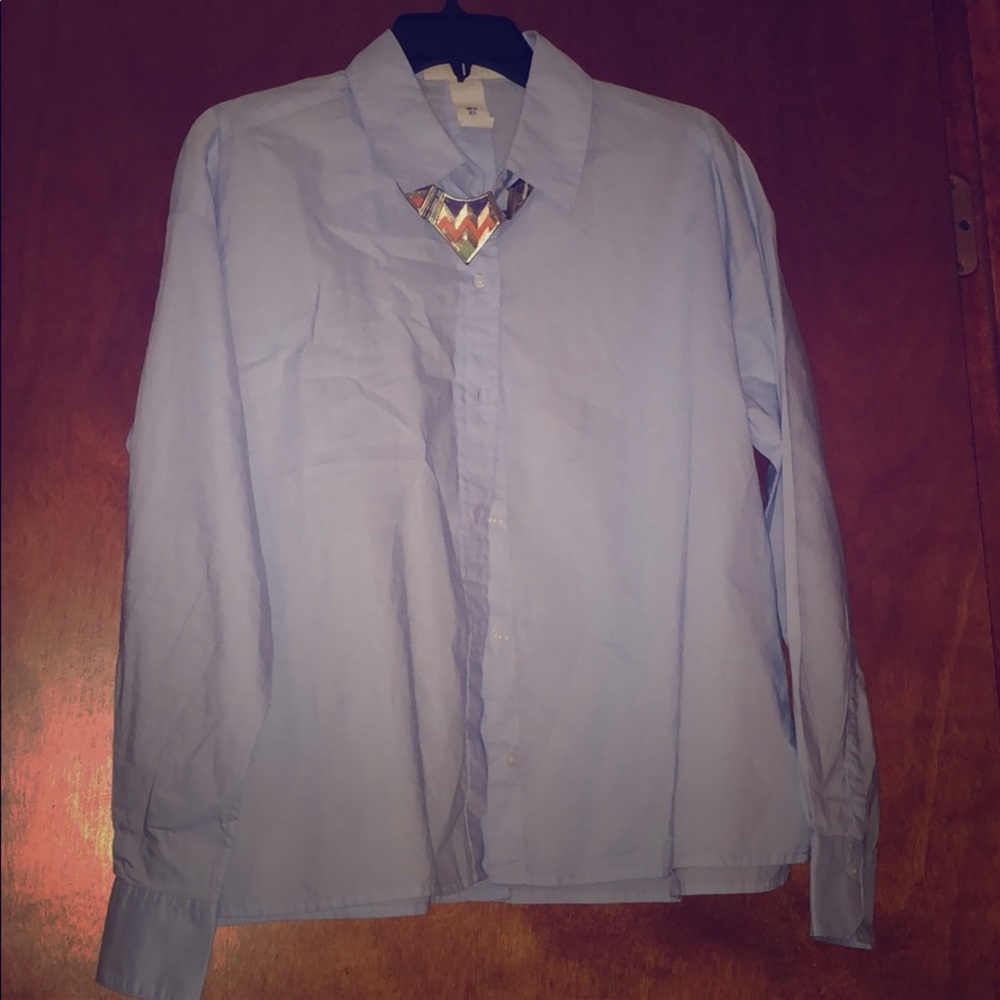 Blue Button Up Shirt